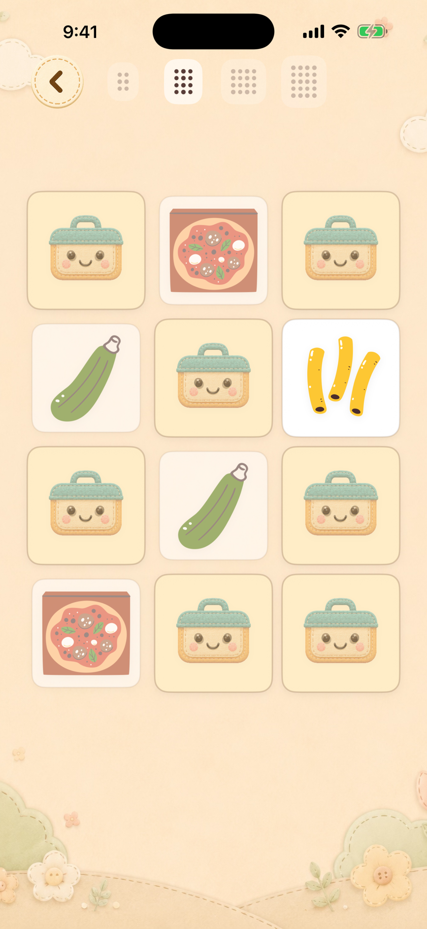 Snack Match screen